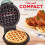 Mini våffeljärn, 2-pack, 10 cm non-stick 2