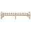 vidaXL Bed Frame Brown 75 x 190 cm Solid Pine Wood 6