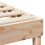 vidaXL Bed Frame Brown 75 x 190 cm Solid Pine Wood 8