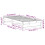 vidaXL Bed Frame Brown 75 x 190 cm Solid Pine Wood 1