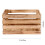 Wooden Storage Organizer Box 30x20x16cm 4