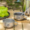 High Performances Titaniums Coffees Mugs Outdoor Use-L 220ml 5