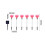 Valentine's LED Solar Lights Classic Shape Outdoor Garden 3