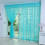 Tyllgardin med transparent draperipanel, 1 st 2