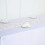 White Gold Geometric Polyester Table Runner 12 x 108 in 5