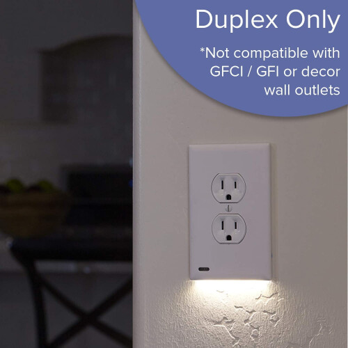GuideLight2LED-uttagstäckplatta – Autosensor, svart, 1