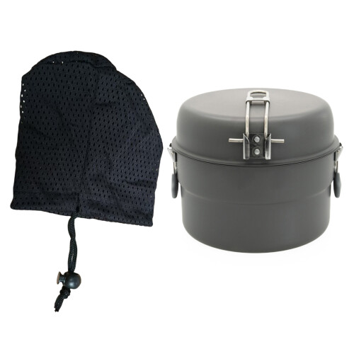 Draagbaar kookservies Aluminium campingkookgerei Backpacken-Wit 2