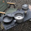 Draagbaar kookservies Aluminium campingkookgerei Backpacken-Wit 4