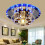 DENEST K9Crystal LED-plafondlamp, vlak gemonteerd 1
