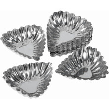 20-teiliges Mini-Tarte-Formenset aus Edelstahl