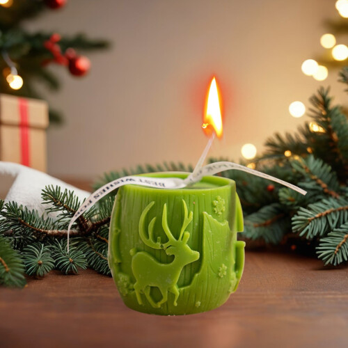Spitzkerzen, Premium-Wachs, 12er-Packung