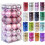 Pink Christmas Tree Balls 36 pcs 3 cm 1