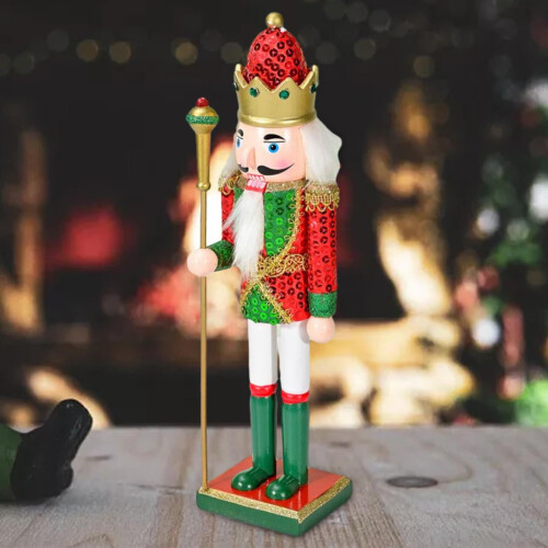 30cm Standing Christmas Nutcracker Soldier Figurine