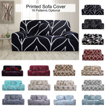 Stretch Spandex Sofa Slipcover – Black & White Line,