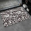 Black and White Zebra Diatomaceous Bath Mat 40 x 60 cm 1