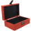 Wooden Earring Organizer Box Red 1 Piece 1