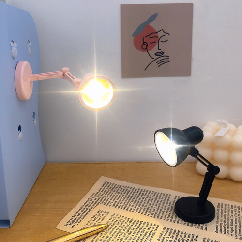 Verstelbare mini-LED-bureaulamp – Draagbare ABS-leeslamp 1