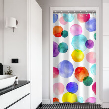 Kids Shower Curtain 36x72 in with 12 Hooks