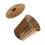Woven Plastic Waste Basket with Lid, Light Brown, 1 Set 4