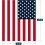 Patriotic Throw Blanket 30x40 in Red White Blue 2