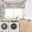 Laundry Theme Curtain Valance 54" W x 18" L 2