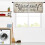 Laundry Theme Curtain Valance 54" W x 18" L 3