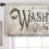 Laundry Theme Curtain Valance 54" W x 18" L 4