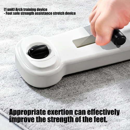 Draagbare multifunctionele voetboogtrainer Voetboogtrainer-Wit 1