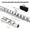 Professional Brasses Flute 16 Keys C Key Closed Hole Silver 6