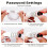 Easyly to Use Combination Lock Four Digits Passwords-Black 5