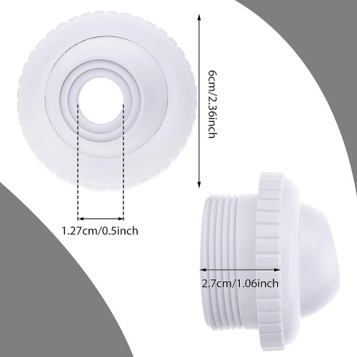 2er-Pack Pool-Einlaufdüsen, 1,5"-Innengewinde 1