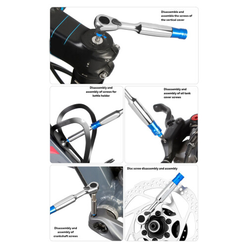Ensemble d'outils de réparation de vélo multifonctionnel 1