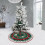 Weihnachtsbaumrock 90 cm mehrfarbiger Stoff 5
