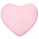 Heart-Shaped Fluffy Floor Mat Pink 30 x 40 cm 4