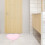 Heart-Shaped Fluffy Floor Mat Pink 30 x 40 cm 5