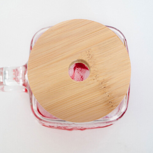 4 Pack Bamboo Jar Lids with Rubber Seal 2