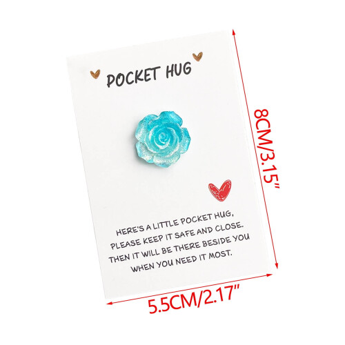 Rose Cuddle Card with Gradient Glitter Pocket 1 1