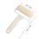 Deegsnijder met rasterpatroon, plastic, beige, 2 stuks 2