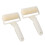 Deegsnijder met rasterpatroon, plastic, beige, 2 stuks 3