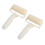Deegsnijder met rasterpatroon, plastic, beige, 2 stuks 4