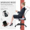 Mesh Office Chair White Adjustable Height 250 lb 5