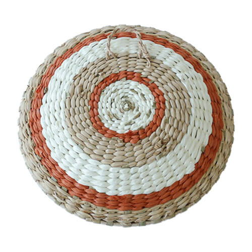 Seagrass Wicker Wall Basket Natural Round Decor 1