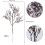 6pcs Real Touch Silk Baby's Breath Flowers 2