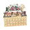 Houten kerstkalender met 24 lades 5