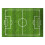 Voetbal sportmat van polyester, antislip, rechthoekig 2
