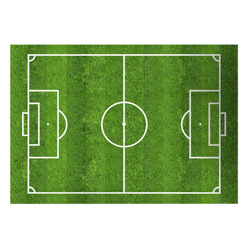 Voetbal sportmat van polyester, antislip, rechthoekig 1