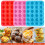 Mini-muffinsplåt i silikon, nonstick-beläggning för 24 koppar 4