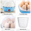 Mini Electric Egg Cooker Stainless Steel Double-Layer 4