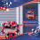 Patriotic Mesh Wreath 16.5in Front Door Decor 2