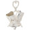 Metal Kitchen Utensil Holder Silver 18x15.5cm 3